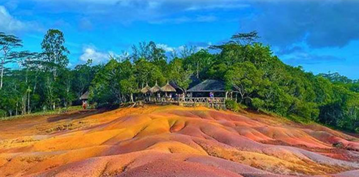 Visit Chamarel 7 Coloured Earth