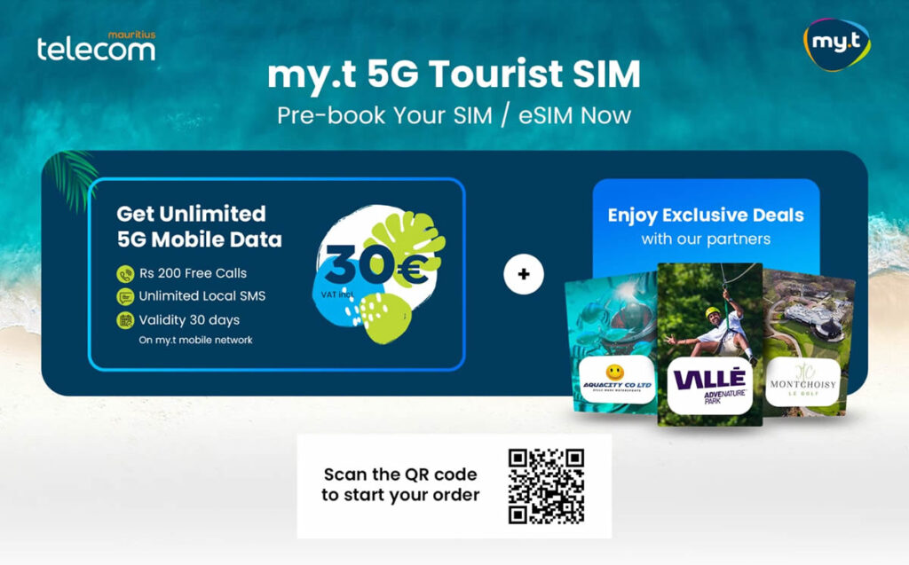 Mauritius sim esim booking